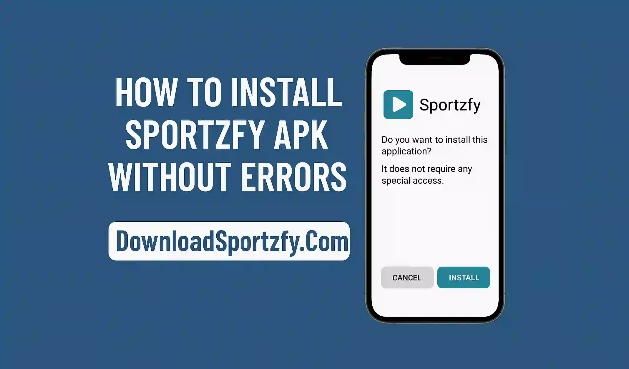 How to Install Sportzfy APK Without Errors
