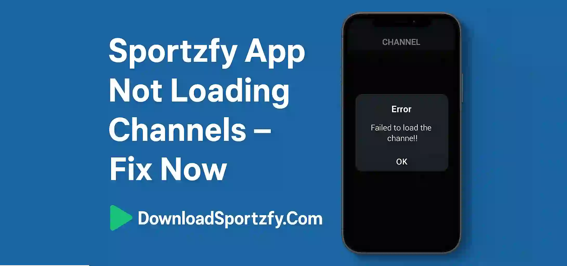 Sportzfy App Not Loading Channels – Fix Now