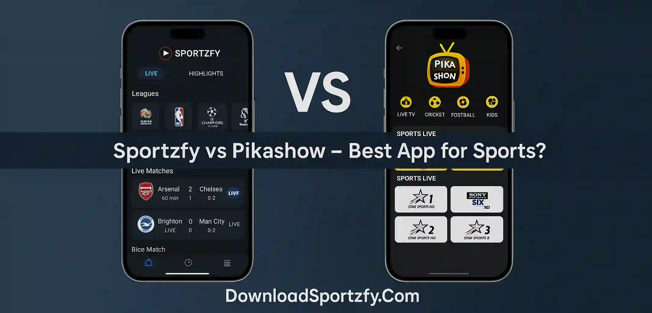 Sportzfy vs Pikashow – Best App for Sports?