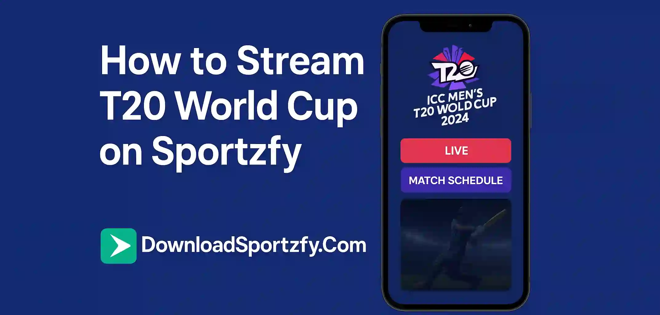 How to Stream T20 World Cup on Sportzfy